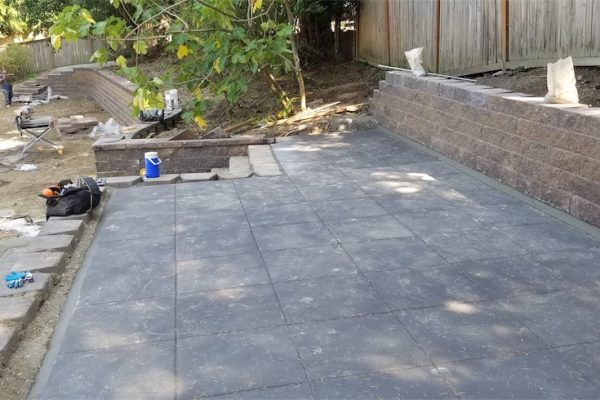 Paved decks in the Seattle area during home construction
