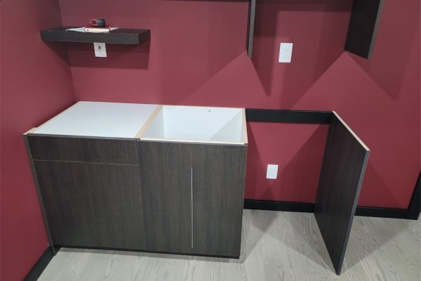 Aluminum Sink Cabinet design