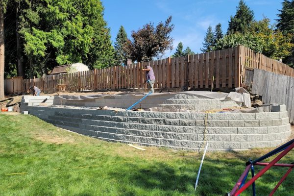 Retaining Wall And Fencing In The Seattle Area