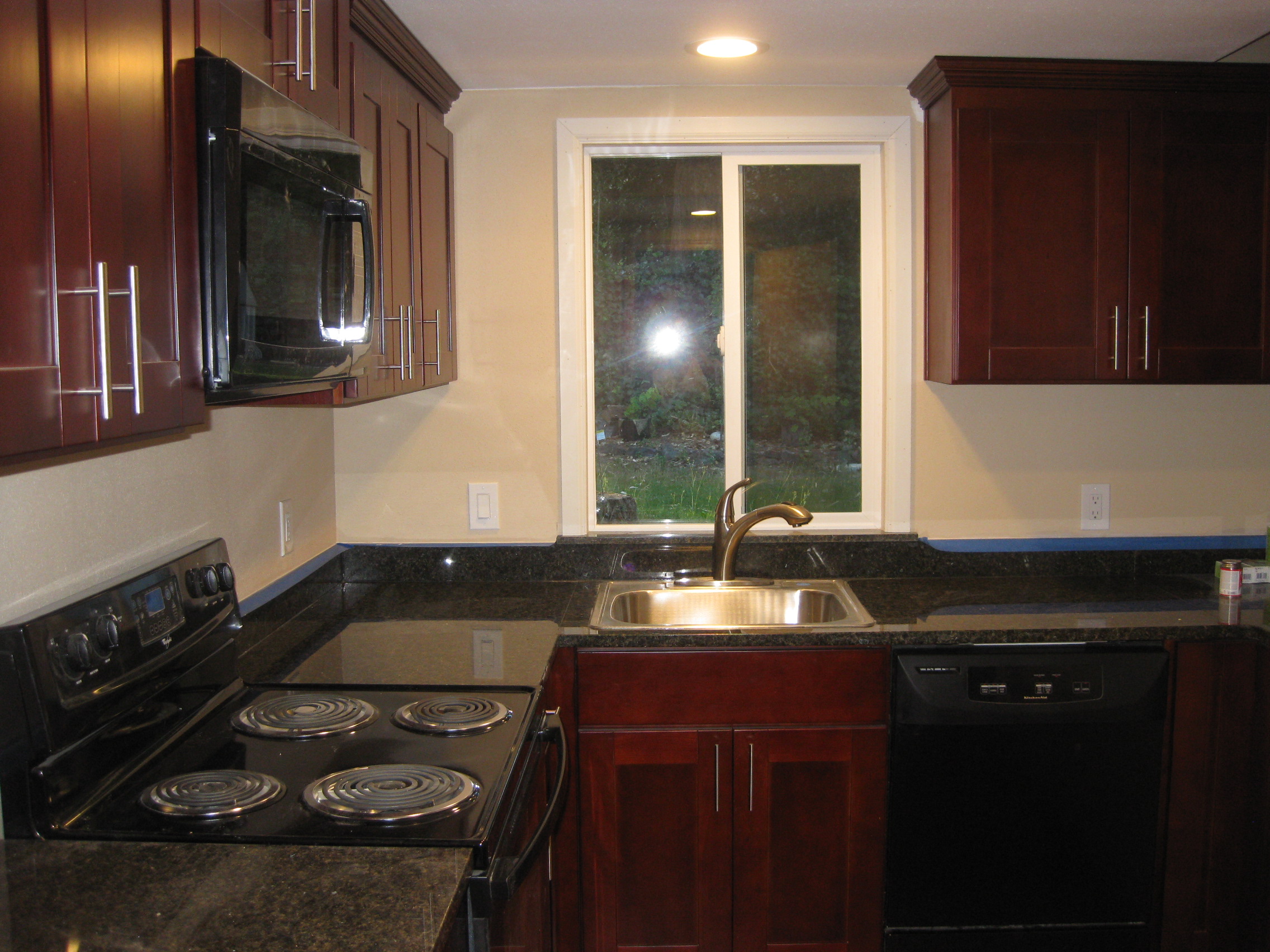 Kitchen island and work space remodel