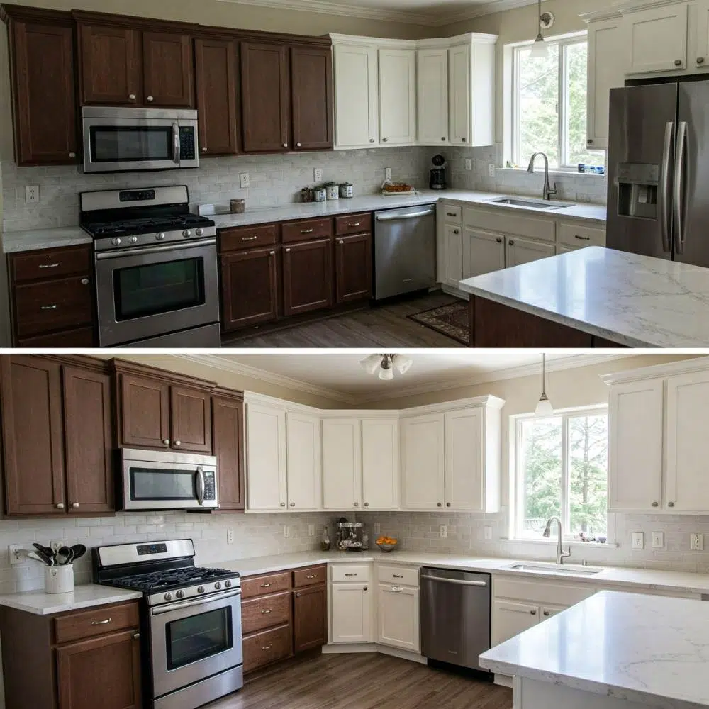 Kitchen Remodeling in Issaquah, WA 4 Before and after Issaquah kitchen remodeling project